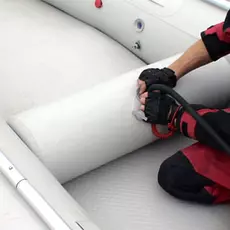 Надувное сиденье в лодку "цилиндр" (72х27 см)