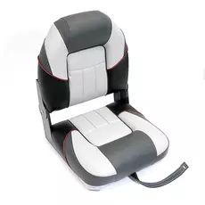 Сиденье мягкое складное Premium Centurion Boat Seat, серо-черное