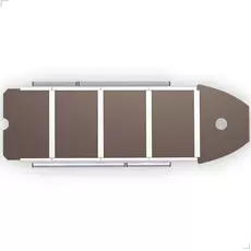 Жесткий пол для лодки FL390, фанера 12 мм