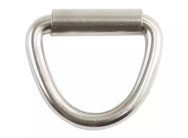D-кольцо, сталь, 45 мм, со втулкой