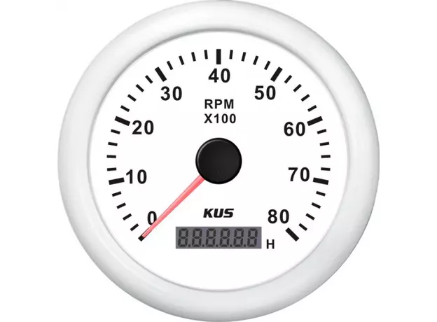 Тахометр 8000 об/мин со счетчиком моточасов (WW), SR:1-10