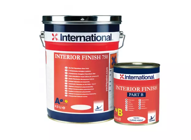 Краска Interior Finish 750 (RAL 9010) для покрытия внутренних помещений (5л)