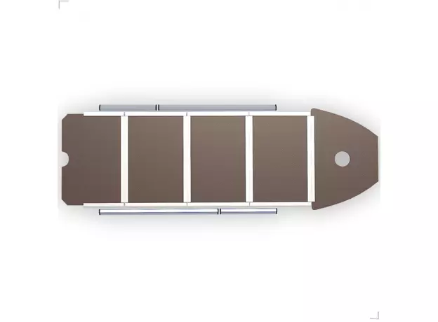 Жесткий пол для лодки FL390, фанера 12 мм
