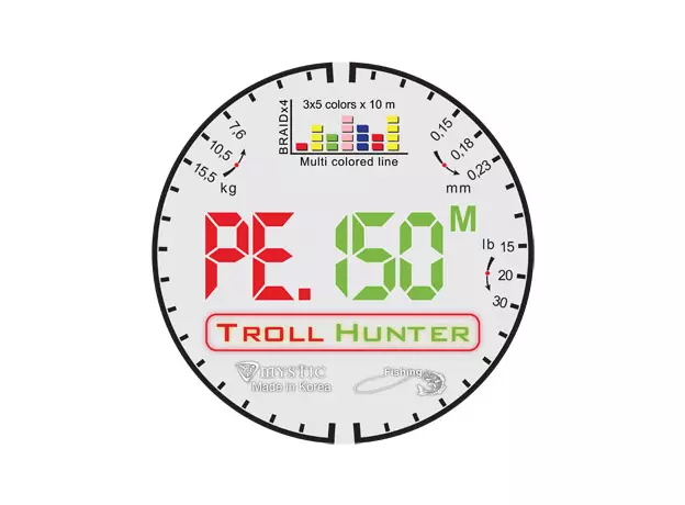 Шнур для троллинга Troll Hunter 150